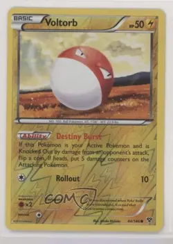 Voltorb Reverse Foil Pokemon XY Base Set #44 - Image 1
