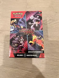 NEW SEALED 2025 Pokemon TCG Destined Rivals Booster Bundle Box, SAVE ON QTY - Image 1