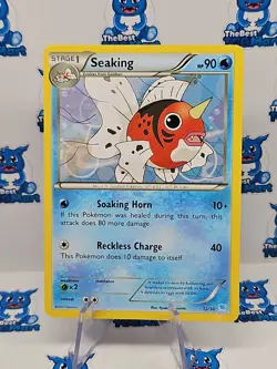 Seaking 12/30 Trainer Kit Suicune Pokemon LP - Image 1