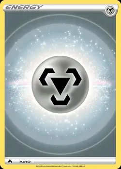 Pokemon Metal Energy (159/160) Crown Zenith LP HOLO - Image 1
