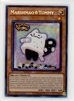 YU-GI-OH Marshmao Yummy DOOD-EN024 1st Edition Secret Rare NM - Image 1