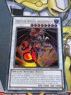CARTE Yu Gi Oh DRAGON ROUGE ARCHDEMON SDCK-FR045 1ere edition - Image 1