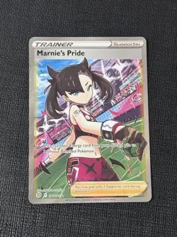 Marnie's Pride 171/172 Brilliant Stars Full Art Trainer Card NM Condition - Image 1
