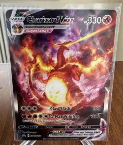 Pokemon TCG Charizard VMAX SWSH261 Black Star Promos Holo Card NM Condition - Image 1