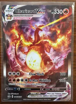 Pokemon TCG Charizard VMAX SWSH261 Black Star Promos Holo Card NM Condition - Image 3