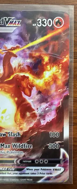 Pokemon TCG Charizard VMAX SWSH261 Black Star Promos Holo Card NM Condition - Image 4