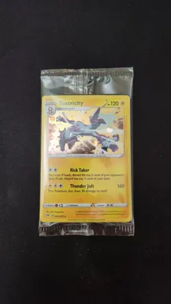 *HD SWIRL 🌀* Toxtricity 063/189 Cosmos Holo Darkness Ablaze Pokemon Card Sealed - Image 3