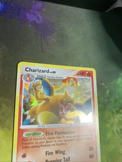 Charizard 1/99 Arceus 2009 CRACKED ICE Holo Rare Pokemon Card TCG - Image 2