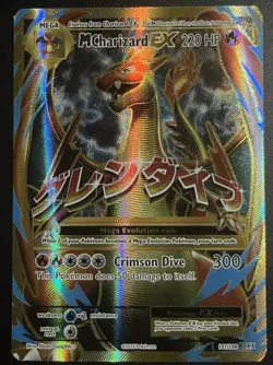 M Charizard EX 101/108 Full Art 2016 XY Evolutions Lightly Played Pokemon Card - Image 1