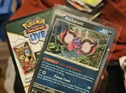 Pokemon Shrouded Fable Pecharunt SVP 149 Black Star Promo w/ CODE CARD - Image 1