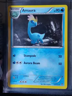 2014 Pokemon TCG Furious Fists - Amaura 25/111 - Common English Card NM/LP - Image 1