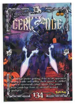 Pokemon Cracked Ice Holo - Prisma Trick or Treat Cards -CERULEDGE #134 - Image 1