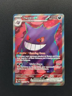 Gengar ex 193/162 TEF Temporal Forces Full Art Pokemon TCG Card NM - Image 1