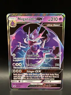 Naganadel GX SM125 - Pokemon Sun & Moon Black Star Promo Card - NM - Image 1