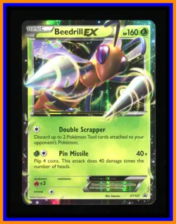Beedrill EX - XY157 - Black Star Promo - Holo Promo - Pokemon Card - Image 1