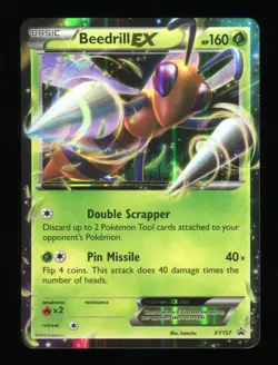 Beedrill EX - XY157 - Black Star Promo - Holo Promo - Pokemon Card - Image 3