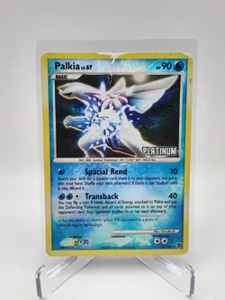 PALKIA Reverse Holo 26/106 RARE Platinum Stamped BK Promo Pokemon Card 2008 HP - Image 1