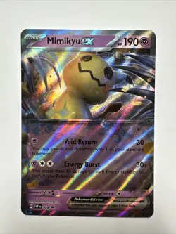 NM Pokemon Mimikyu EX SVP004 Black Star Promo Card 2 820650872181 - Image 1