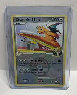 Dragonite FB 56/147 Supreme Victors Crosshatch Pokemon League Promo Card - Image 1