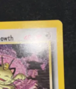 Team Rocket's Meowth 18/53 Black Star Wotc Promo Pokemon Card TCG English - Image 3