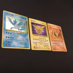 【SWIRL】Moltres Zapdos Articuno Set of 3 Pokemon Card Japanese - Image 5