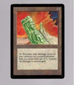 Jade Monolith Beta Artifact Rare MAGIC GATHERING Beautiful dark colors - Image 1