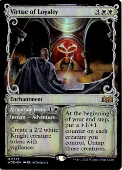 Virtue of Loyalty (Showcase) M Wilds of Eldraine 277 NM - Image 1