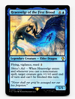 Hraesvelgr of the First Brood [Commander: Final Fantasy] MTG Magic - NM/M 💧 - Image 1