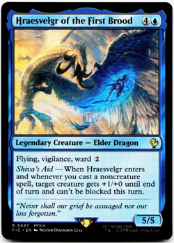 Hraesvelgr of the First Brood [Commander: Final Fantasy] MTG Magic - NM/M 💧 - Image 3