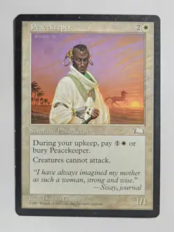 Peacekeeper Mtg Weatherlight Regular Rare Lp - Image 1