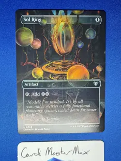 Sol Ring (Borderless) U Commander Masters 703 Foil LP - Image 1