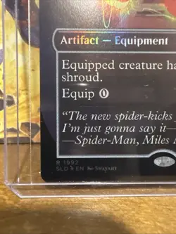 Lightning Greaves R1992 Foil - Secret Lair Marvel x Magic Sway Art NM Spider-Man - Image 2