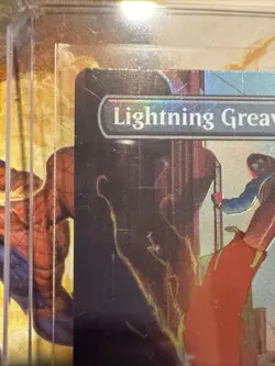 Lightning Greaves R1992 Foil - Secret Lair Marvel x Magic Sway Art NM Spider-Man - Image 5