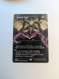 Demonic Tutor (Borderless) Commander Masters Regular - Image 1