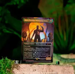 Magic the Gathering Secret Lair x Marvel Black Panther RAINBOW FOIL New Sealed - Image 3