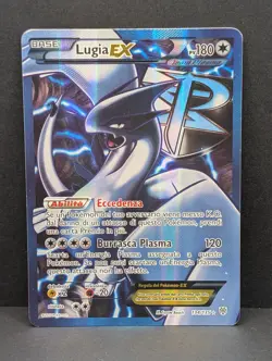 Lugia EX Team Plasma Full Art FA 134/135 Storm Holo Rare Pokemon TCG ITALIAN MP+ - Image 1