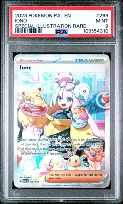 2023 POKEMON PAL EN-PALDEA EVOLVED #269 IONO SPECIAL ILLUSTRATION RARE - Image 2