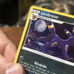 Umbreon HOLO Rare Black Star Promo #SWSH129 Pokemon Sword & Shield w/SWIRL - Image 2