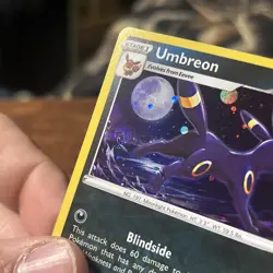 Umbreon HOLO Rare Black Star Promo #SWSH129 Pokemon Sword & Shield w/SWIRL - Image 3