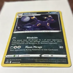 Umbreon HOLO Rare Black Star Promo #SWSH129 Pokemon Sword & Shield w/SWIRL - Image 5