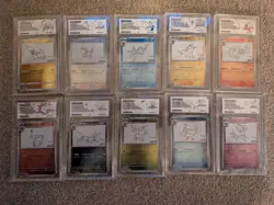 Pokemon x Yu Nagaba - Full Set of ACE 10s including Pikachu - 9 are Sequential! - Image 1