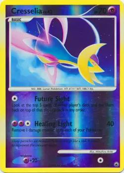 Pokemon Diamond & Pearl Majestic Dawn Cresselia Reverse Holo Rare 2/100 - Image 1