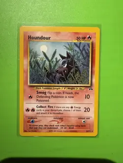Houndour - 24/75 - Rare - English Pokemon Neo Discovery WOTC - NM - Image 1