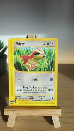 Pokemon TCG Pidgey Expedition Base Set 123/165 Regular Common Excellent - Image 1