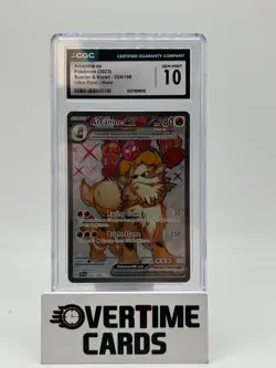 2023 Pokemon Scarlet & Violet Arcanine EX Ultra Rare Holo 224/198 CGC 10 - Image 1