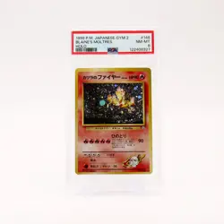 Blaine's Moltres - 146 PSA 8 Gym 2 Holo Rare SWIRL Japanese Pokemon - NM/MINT - Image 1