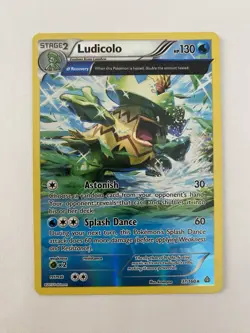 Pokemon TCG Ludicolo Primal Clash 37/160 Holo Rare (Near Mint, Never Played) - Image 1