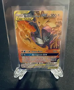 Pokemon TCG Moltres&Zapdos&Articuno GX Tag Team Hidden Fates 44/68 - Image 2