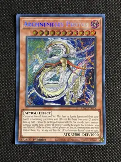 YuGiOh! - Archnemeses Protos RA03-EN023 Secret Rare 1st Edition Near Mint - Image 1