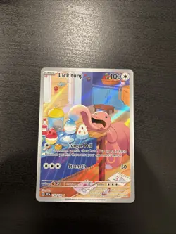 Lickitung 180/162 Pokemon TCG Temporal Forces Illustration Rare Card - Image 1
